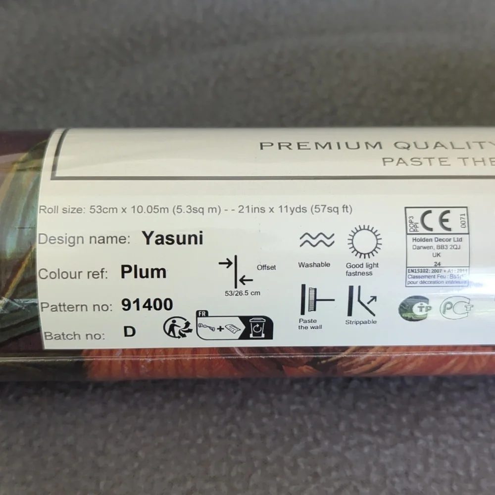 Holden Premium Quality Wallpaper Design Name: Yasuni. Plum